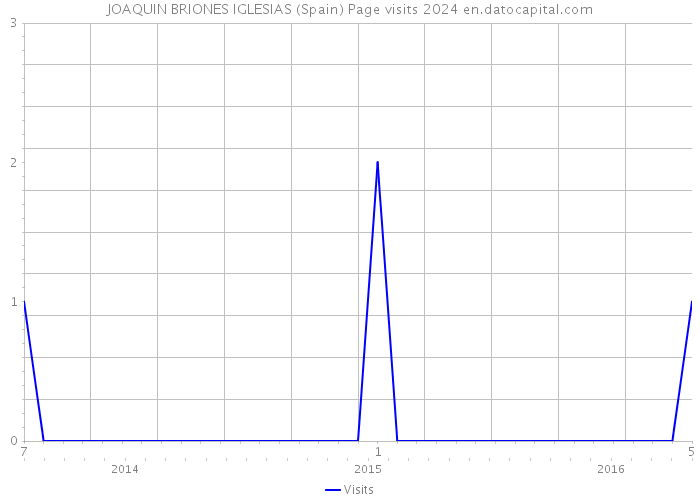 JOAQUIN BRIONES IGLESIAS (Spain) Page visits 2024 