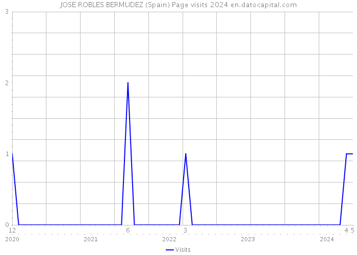 JOSE ROBLES BERMUDEZ (Spain) Page visits 2024 