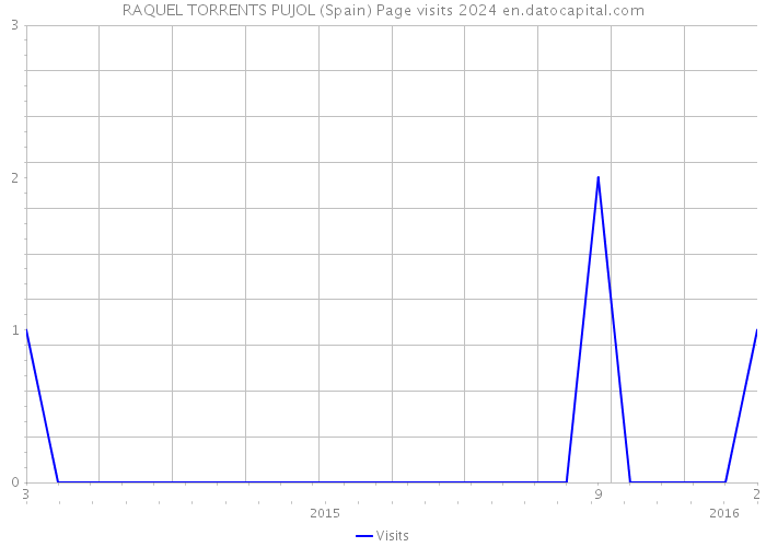 RAQUEL TORRENTS PUJOL (Spain) Page visits 2024 