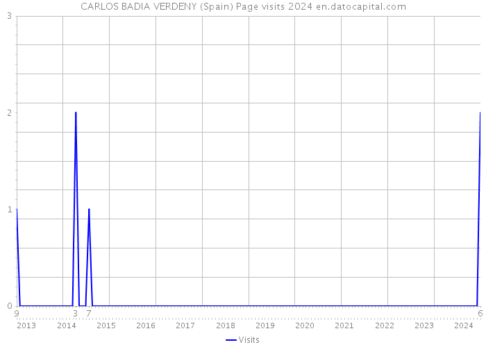 CARLOS BADIA VERDENY (Spain) Page visits 2024 