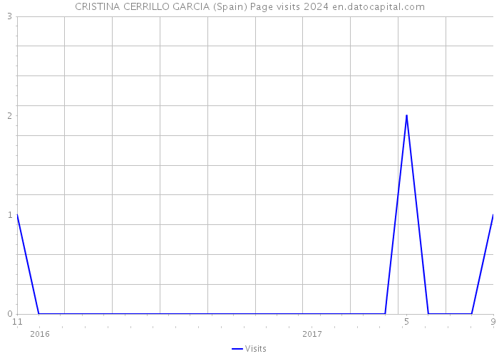 CRISTINA CERRILLO GARCIA (Spain) Page visits 2024 