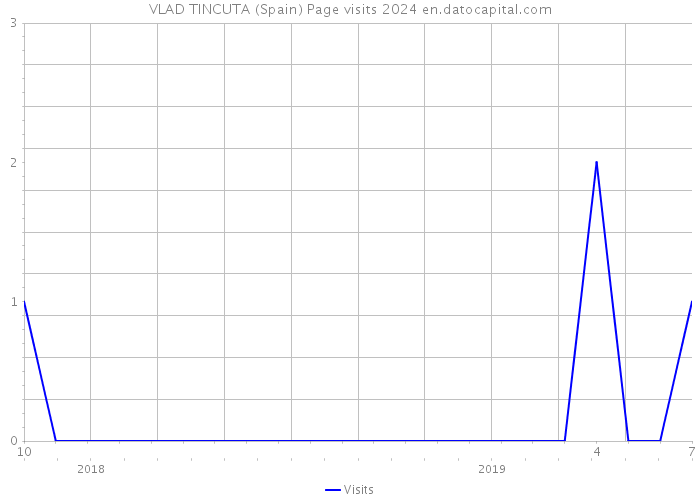 VLAD TINCUTA (Spain) Page visits 2024 