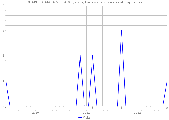 EDUARDO GARCIA MELLADO (Spain) Page visits 2024 