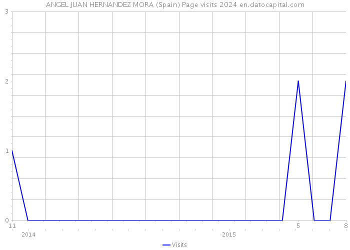 ANGEL JUAN HERNANDEZ MORA (Spain) Page visits 2024 