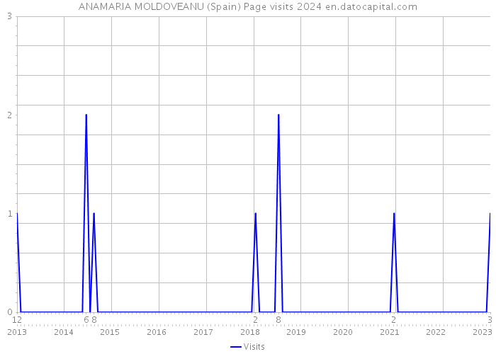 ANAMARIA MOLDOVEANU (Spain) Page visits 2024 