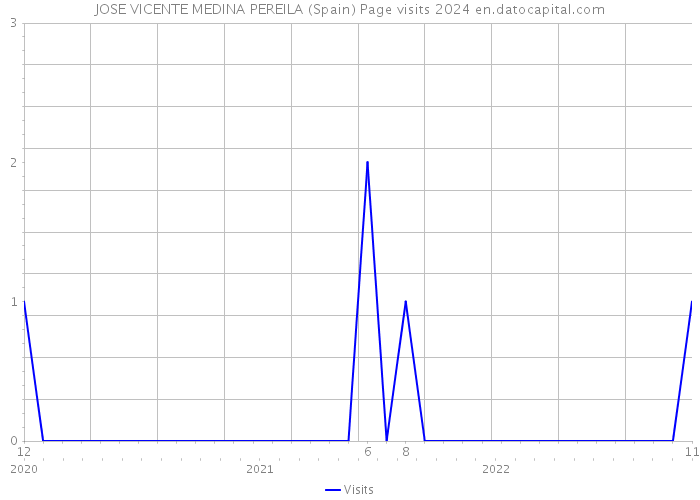 JOSE VICENTE MEDINA PEREILA (Spain) Page visits 2024 