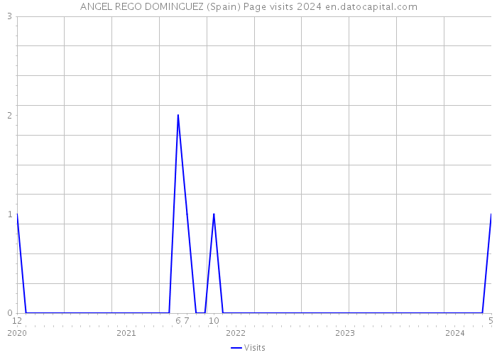 ANGEL REGO DOMINGUEZ (Spain) Page visits 2024 