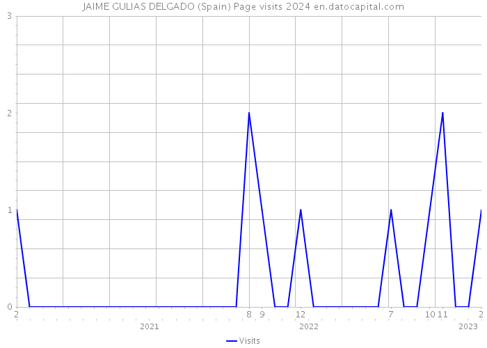 JAIME GULIAS DELGADO (Spain) Page visits 2024 