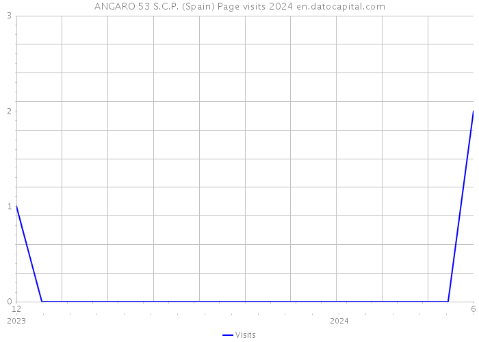 ANGARO 53 S.C.P. (Spain) Page visits 2024 