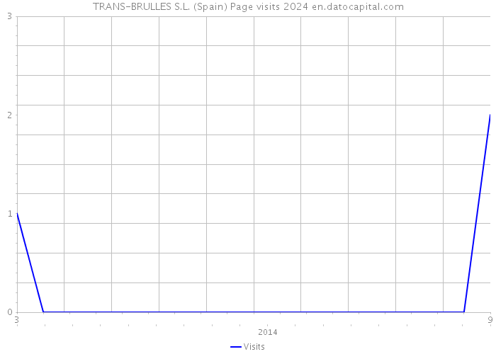 TRANS-BRULLES S.L. (Spain) Page visits 2024 