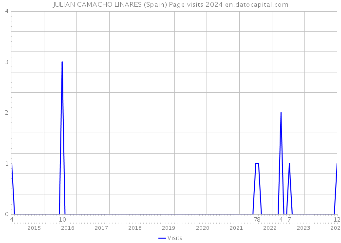 JULIAN CAMACHO LINARES (Spain) Page visits 2024 