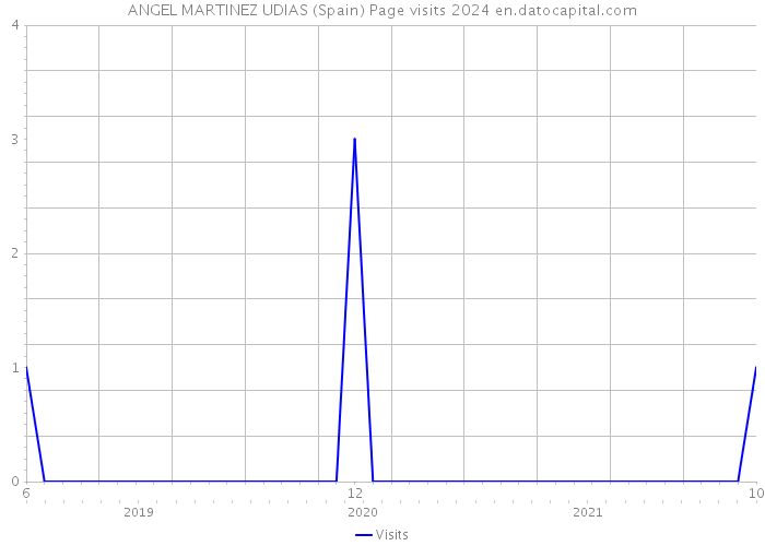 ANGEL MARTINEZ UDIAS (Spain) Page visits 2024 