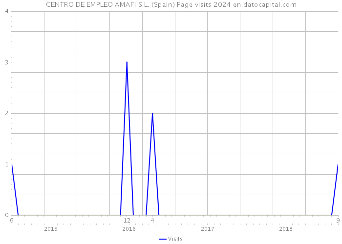 CENTRO DE EMPLEO AMAFI S.L. (Spain) Page visits 2024 