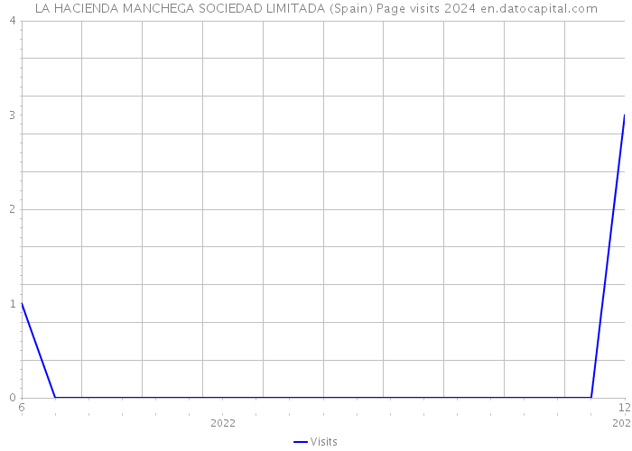 LA HACIENDA MANCHEGA SOCIEDAD LIMITADA (Spain) Page visits 2024 