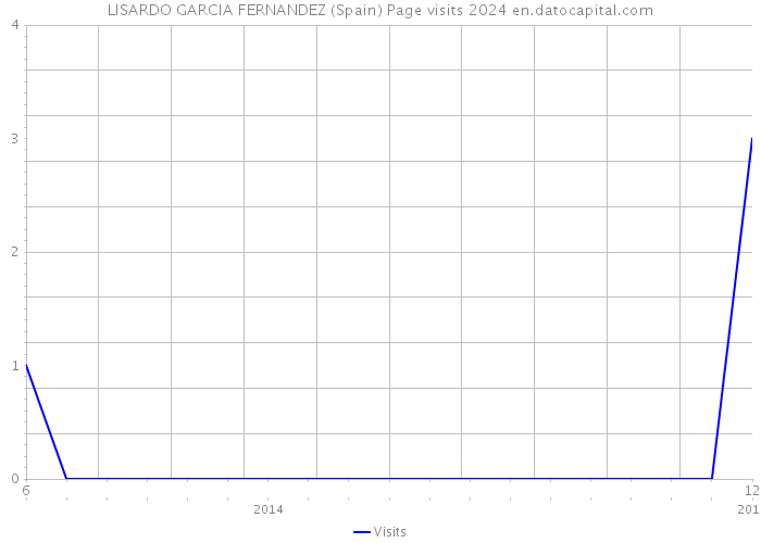 LISARDO GARCIA FERNANDEZ (Spain) Page visits 2024 