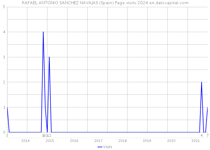 RAFAEL ANTONIO SANCHEZ NAVAJAS (Spain) Page visits 2024 