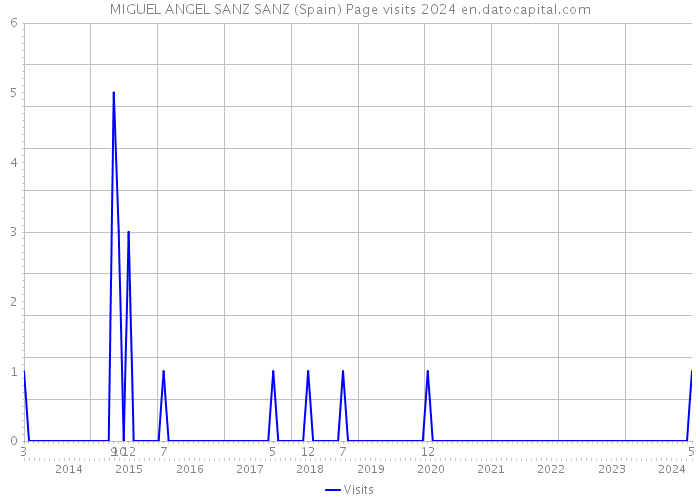 MIGUEL ANGEL SANZ SANZ (Spain) Page visits 2024 