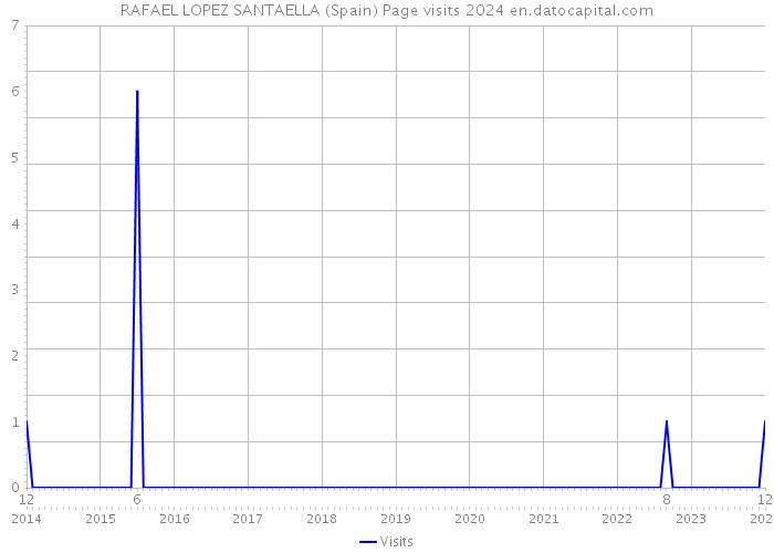 RAFAEL LOPEZ SANTAELLA (Spain) Page visits 2024 