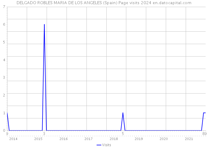 DELGADO ROBLES MARIA DE LOS ANGELES (Spain) Page visits 2024 