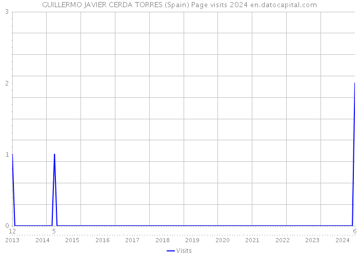 GUILLERMO JAVIER CERDA TORRES (Spain) Page visits 2024 