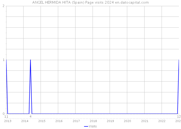 ANGEL HERMIDA HITA (Spain) Page visits 2024 