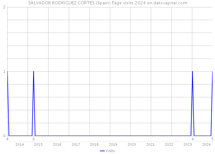 SALVADOR RODRIGUEZ CORTES (Spain) Page visits 2024 