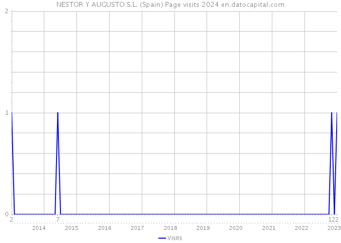 NESTOR Y AUGUSTO S.L. (Spain) Page visits 2024 