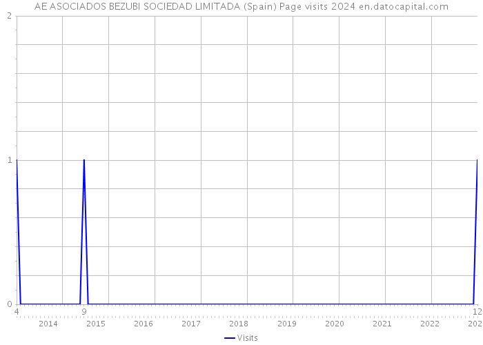 AE ASOCIADOS BEZUBI SOCIEDAD LIMITADA (Spain) Page visits 2024 