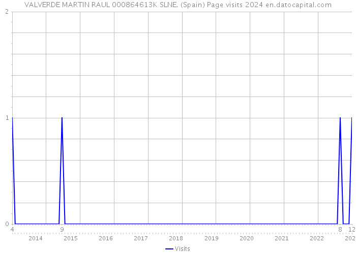 VALVERDE MARTIN RAUL 000864613K SLNE. (Spain) Page visits 2024 