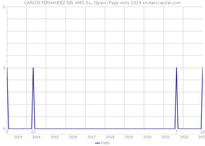 CARLOS FERNANDEZ DEL AMO S.L. (Spain) Page visits 2024 