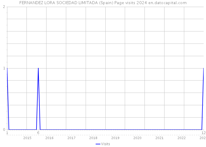 FERNANDEZ LORA SOCIEDAD LIMITADA (Spain) Page visits 2024 