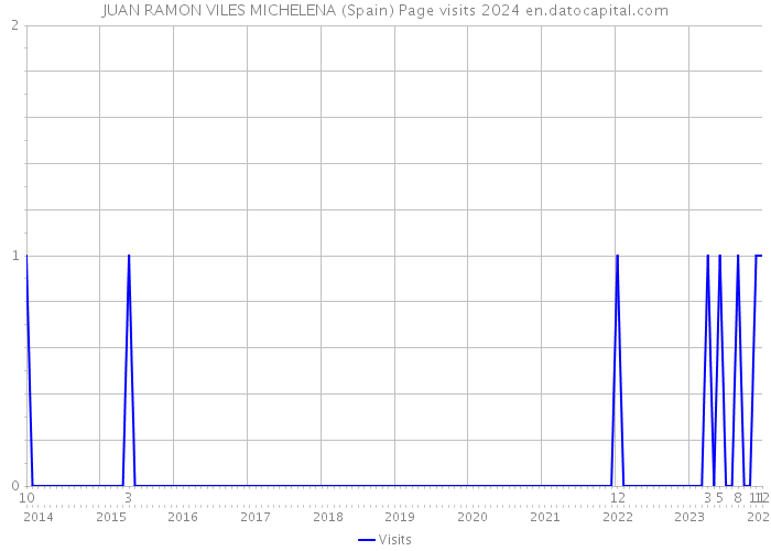 JUAN RAMON VILES MICHELENA (Spain) Page visits 2024 