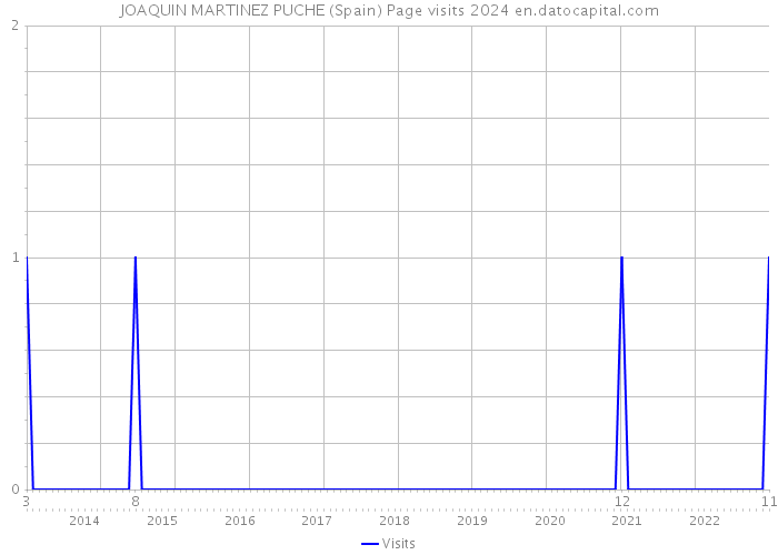 JOAQUIN MARTINEZ PUCHE (Spain) Page visits 2024 