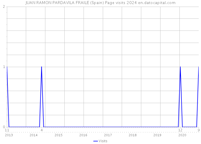 JUAN RAMON PARDAVILA FRAILE (Spain) Page visits 2024 