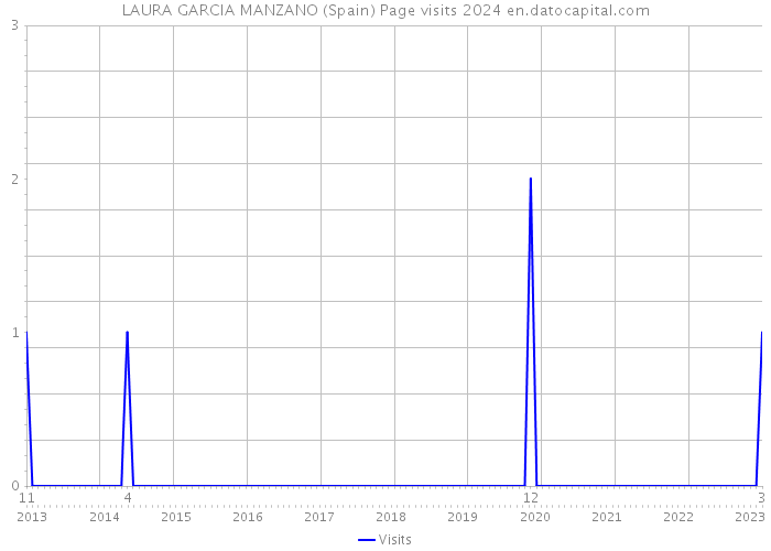 LAURA GARCIA MANZANO (Spain) Page visits 2024 