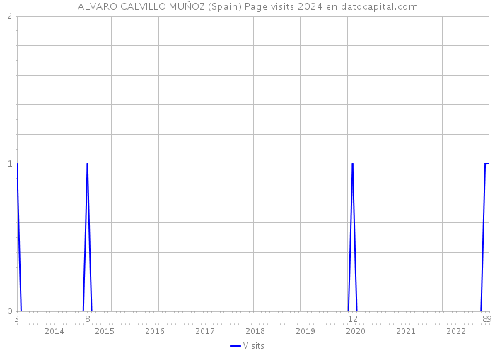ALVARO CALVILLO MUÑOZ (Spain) Page visits 2024 