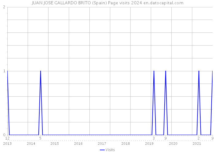 JUAN JOSE GALLARDO BRITO (Spain) Page visits 2024 