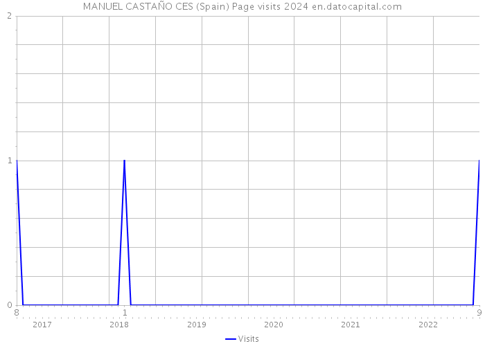 MANUEL CASTAÑO CES (Spain) Page visits 2024 