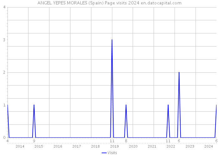 ANGEL YEPES MORALES (Spain) Page visits 2024 