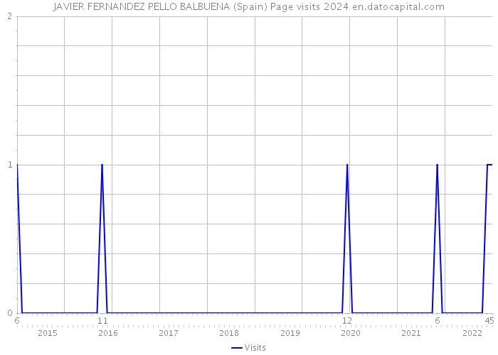 JAVIER FERNANDEZ PELLO BALBUENA (Spain) Page visits 2024 