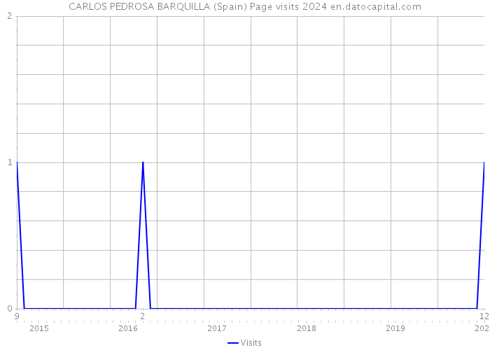 CARLOS PEDROSA BARQUILLA (Spain) Page visits 2024 