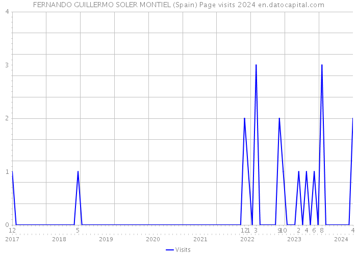 FERNANDO GUILLERMO SOLER MONTIEL (Spain) Page visits 2024 