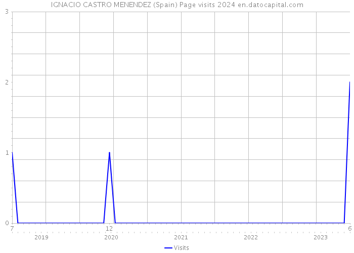 IGNACIO CASTRO MENENDEZ (Spain) Page visits 2024 