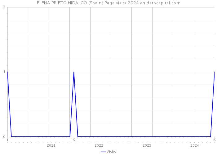 ELENA PRIETO HIDALGO (Spain) Page visits 2024 