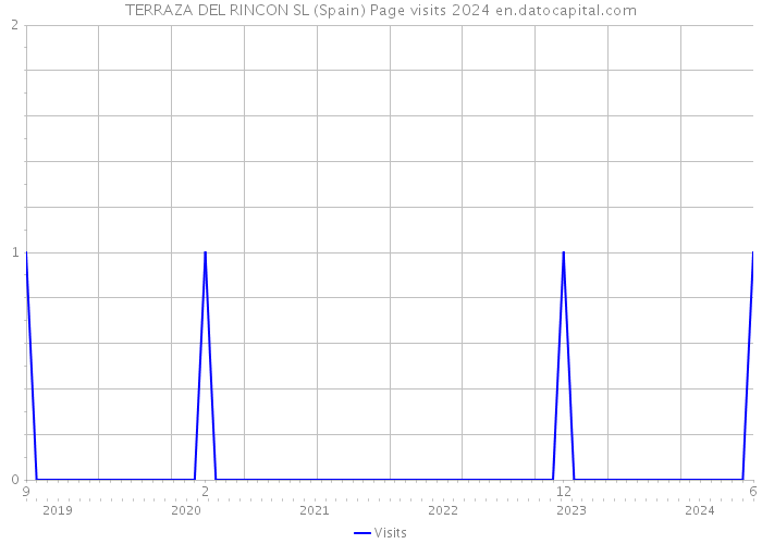 TERRAZA DEL RINCON SL (Spain) Page visits 2024 