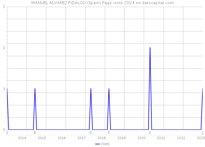 MANUEL ALVAREZ FIDALGO (Spain) Page visits 2024 
