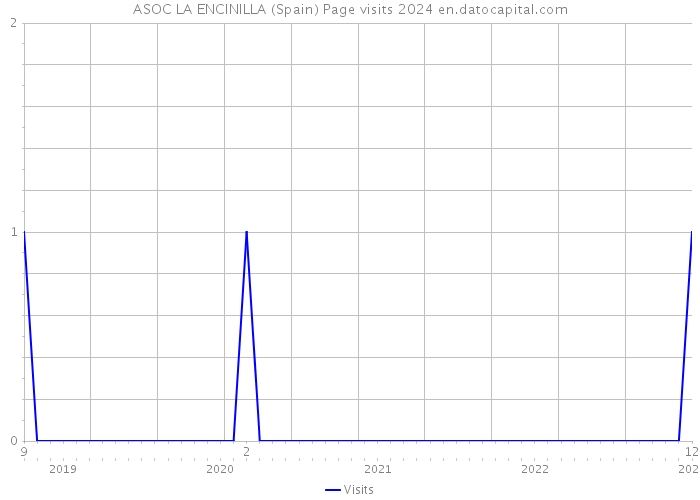 ASOC LA ENCINILLA (Spain) Page visits 2024 
