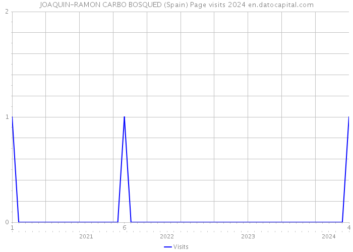 JOAQUIN-RAMON CARBO BOSQUED (Spain) Page visits 2024 