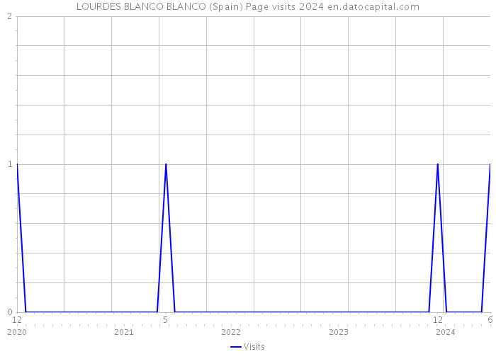 LOURDES BLANCO BLANCO (Spain) Page visits 2024 