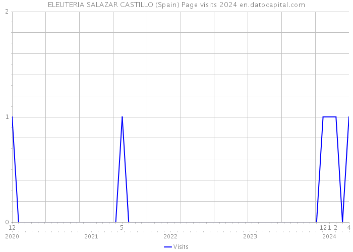 ELEUTERIA SALAZAR CASTILLO (Spain) Page visits 2024 